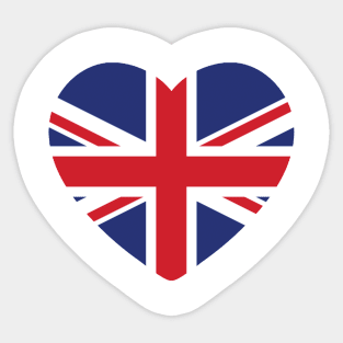 I Love The United Kingdom! Sticker